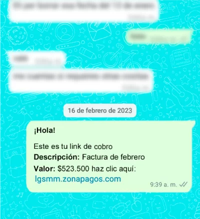 Link de cobros